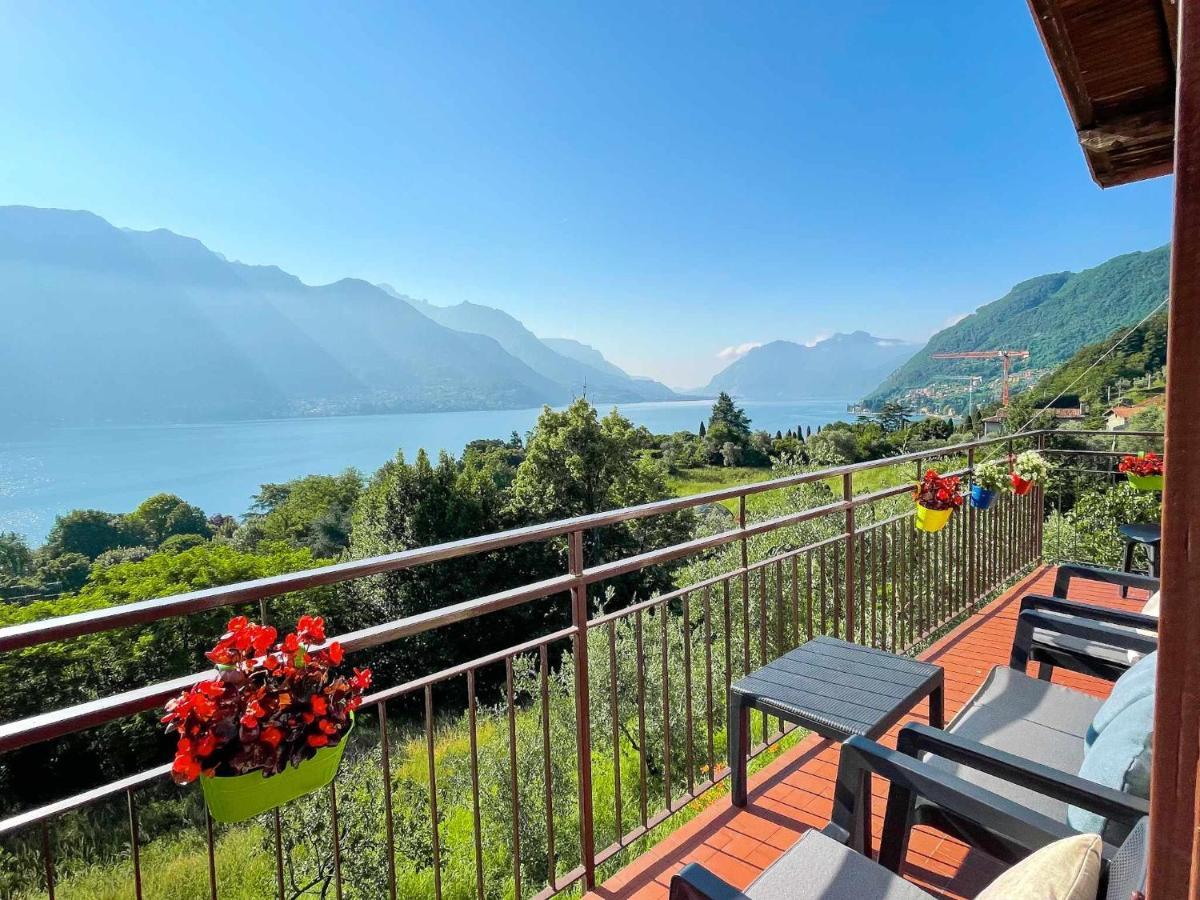 Appartamento Tivano Balcone Con Vista Lago Bellagio Bagian luar foto