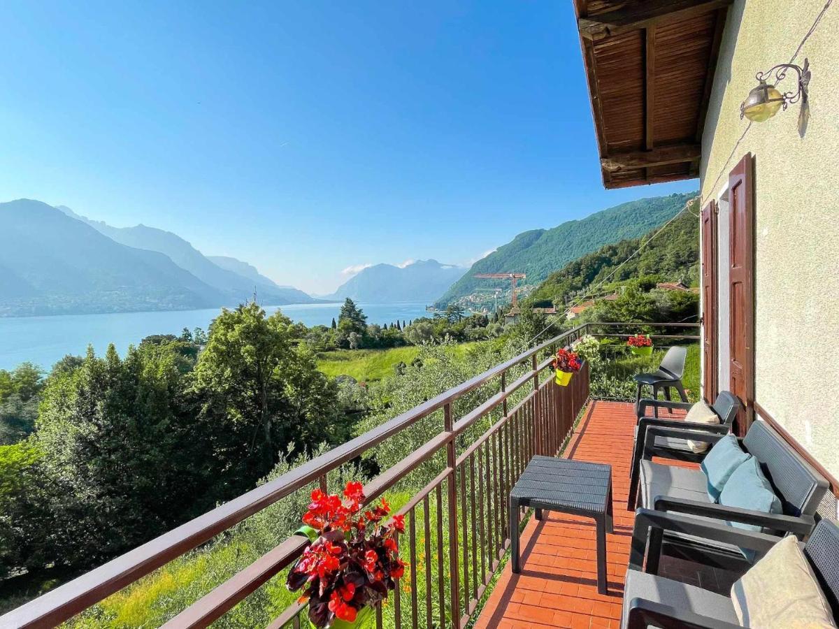 Appartamento Tivano Balcone Con Vista Lago Bellagio Bagian luar foto