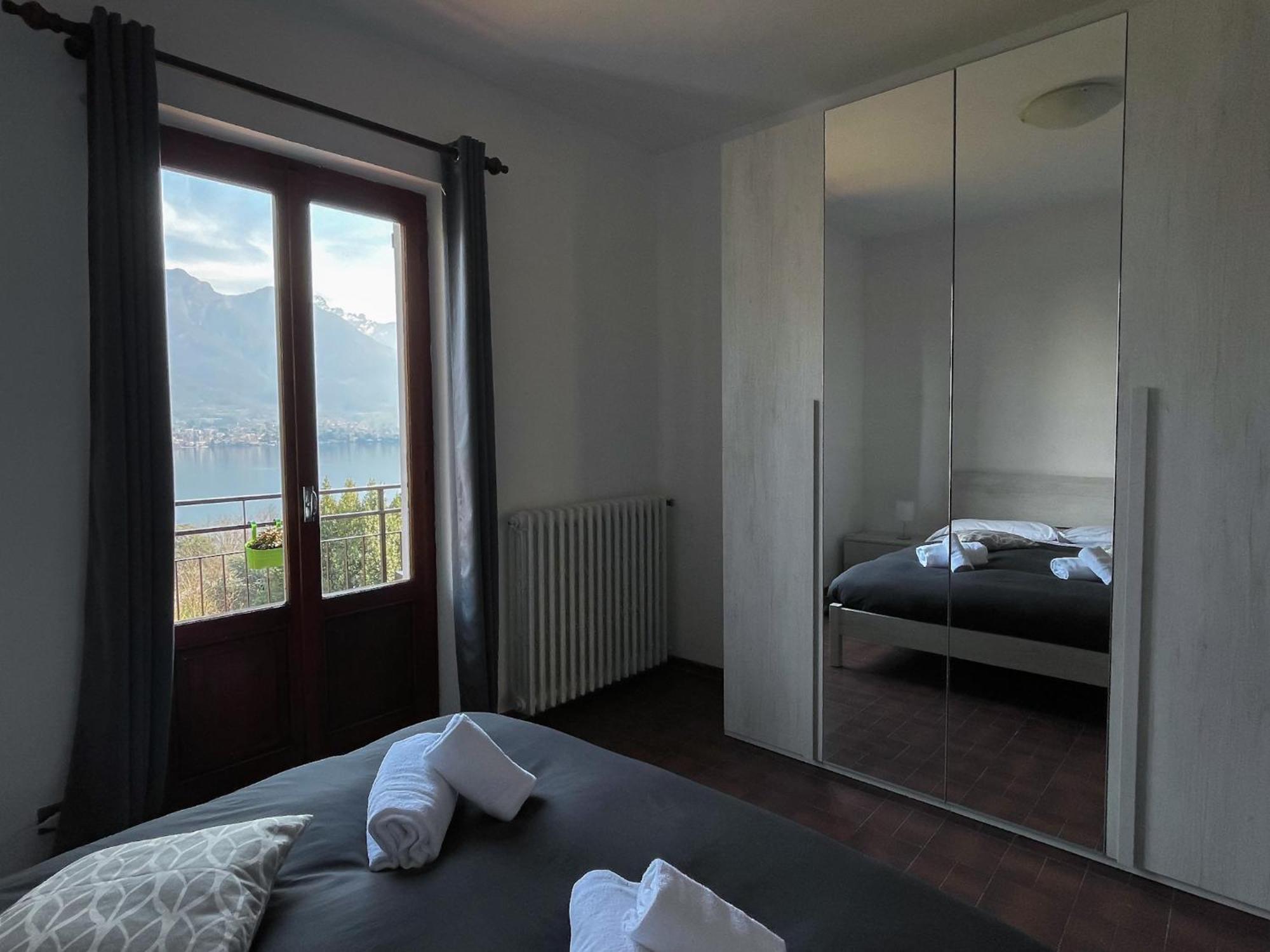 Appartamento Tivano Balcone Con Vista Lago Bellagio Bagian luar foto